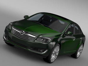 opel insignia hatchback 2015 3D Model