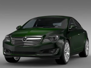 opel insignia hatchback 2015 3D Model
