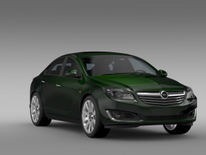 opel insignia hatchback 2015 Modelo 3D