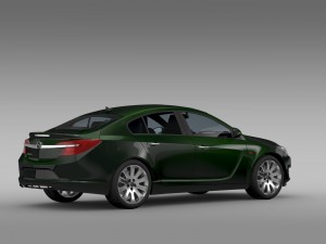 opel insignia hatchback 2015 Modelo 3D