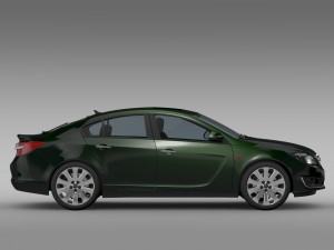 opel insignia hatchback 2015 Modelo 3D