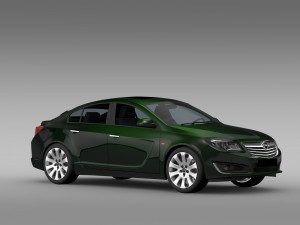 opel insignia hatchback 2015 Modelo 3D