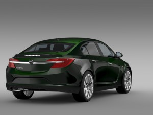 opel insignia hatchback 2015 Modelo 3D