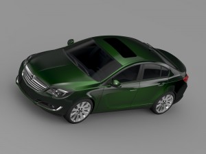 opel insignia hatchback 2015 Modelo 3D