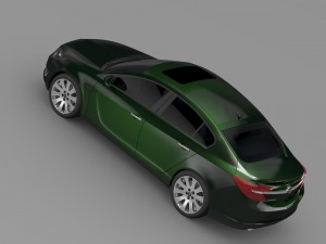 opel insignia hatchback 2015 Modelo 3D