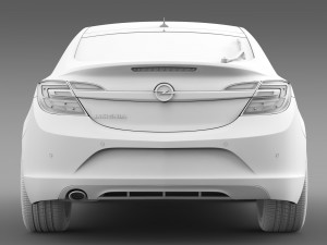 opel insignia hatchback 2015 Modelo 3D
