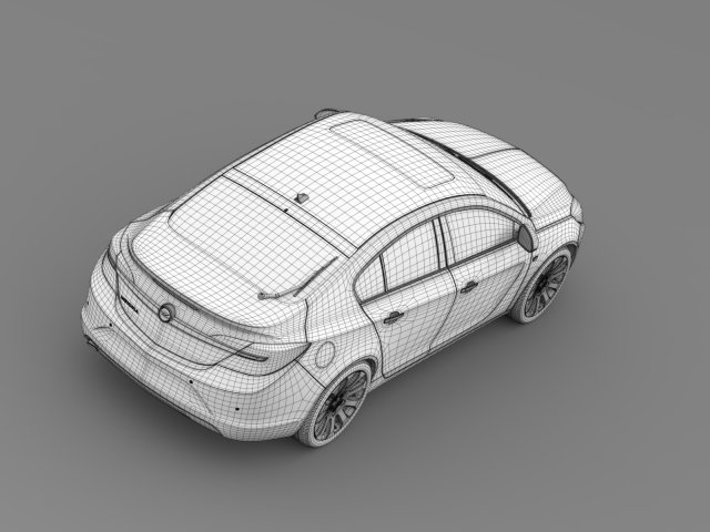 Opel Insignia 2009 3D Model in Sedan 3DExport