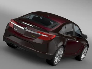 opel insignia hatchback ecoflex 2015 3D Model