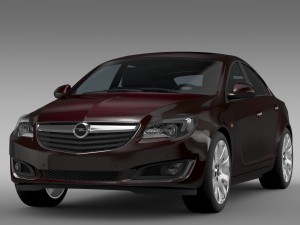 opel insignia hatchback ecoflex 2015 3D Model