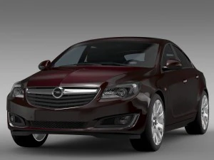 opel insignia hatchback ecoflex 2015 3D Model