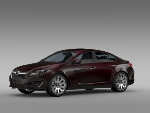 opel insignia hatchback ecoflex 2015 3D Model