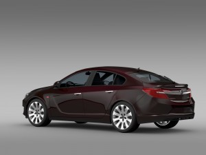 opel insignia hatchback ecoflex 2015 3D Model