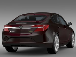 opel insignia hatchback ecoflex 2015 3D Model