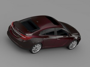 opel insignia hatchback ecoflex 2015 3D Model