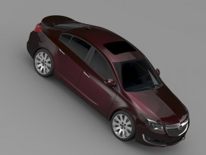 opel insignia hatchback ecoflex 2015 3D Model