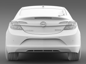 opel insignia hatchback ecoflex 2015 3D Model