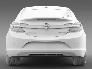 opel insignia hatchback ecoflex 2015 3D Model
