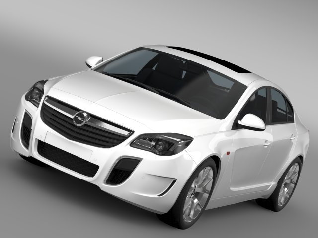 opel insignia opc 2015 Modello 3D .c4d .max .obj .3ds .fbx .stl .blend 