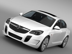 opel insignia opc 2015 3D Model