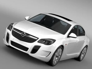 opel insignia opc 2015 Model 3D