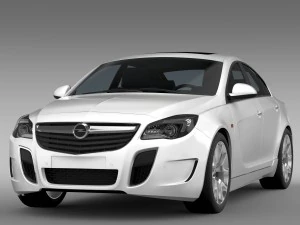 opel insignia opc 2015 3D Model