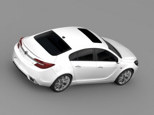 opel insignia opc 2015 Modello 3D