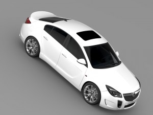 opel insignia opc 2015 Modello 3D