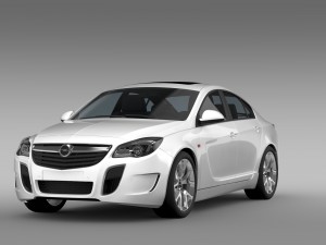 opel insignia opc 2015 Modello 3D