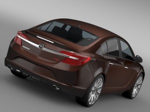 opel insignia turbo 2015 3D-Modell