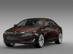 opel insignia turbo 2015 3D Model