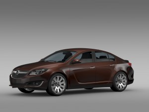opel insignia turbo 2015 3D-Modell