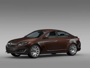 opel insignia turbo 2015 3D Model