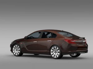 opel insignia turbo 2015 3D Model