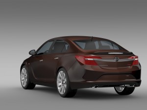 opel insignia turbo 2015 3D-Modell