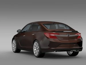 opel insignia turbo 2015 3D Model