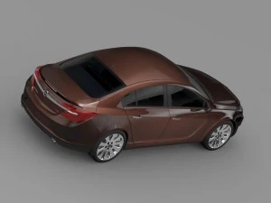 opel insignia turbo 2015 3D Model