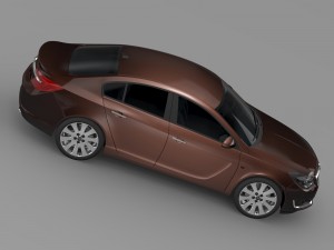 opel insignia turbo 2015 3D-Modell