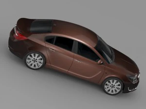opel insignia turbo 2015 3D Model