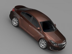 opel insignia turbo 2015 3D-Modell