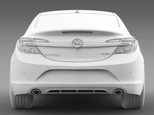 opel insignia turbo 2015 3D Model