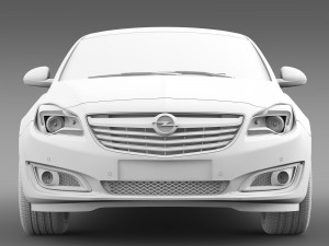 opel insignia turbo 2015 3D-Modell