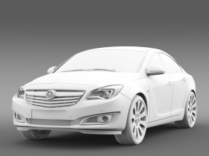 opel insignia turbo 2015 3D-Modell