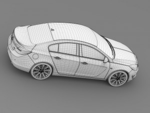 opel insignia turbo 2015 3D-Modell