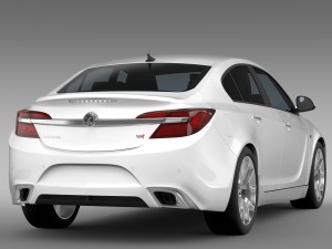 vauxhall insignia vrx 2015 Modèle 3D
