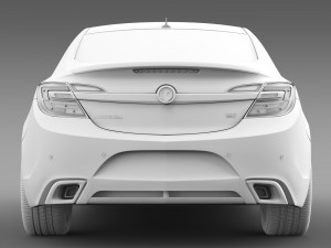 vauxhall insignia vrx 2015 Modèle 3D