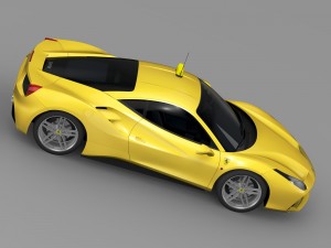 ferrari gtb 488 taxi 2016 3D मॉडल