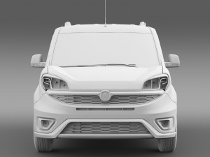 fiat doblo 263 uk spec 2015 Modello 3D