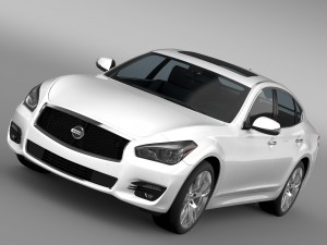 nissan fuga y51 2016 Modello 3D