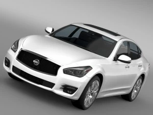 nissan fuga y51 2016 Modelo 3D