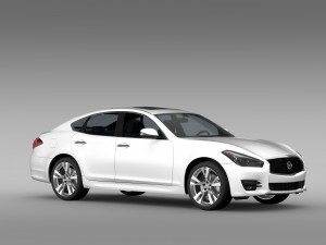 nissan fuga y51 2016 3D 模型